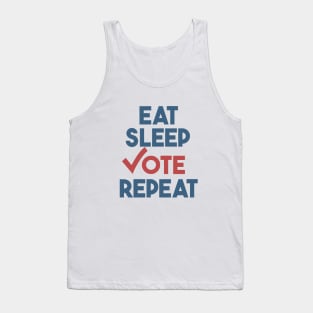 Eat Sleep Vote Repeat Tank Top